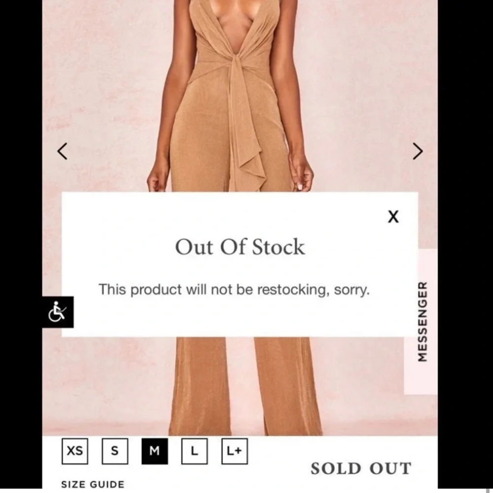 House of CB Sienna Jumpsuit NWT - Picture 3 of 6